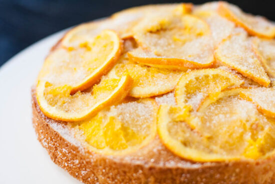 sinaasappel taart cake dessert